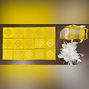 KENDRA SCOTT 15 COUNT Yellow Gift Boxes, bags, and bows